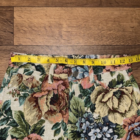 Jaded London Size 25 Floral Tapestry Boyfriend Fit Pants Streetwear Fashion Week - Picture 3 of 14
